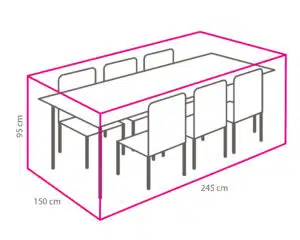 Tuinset beschermhoes 245 x 150 x 95 cm