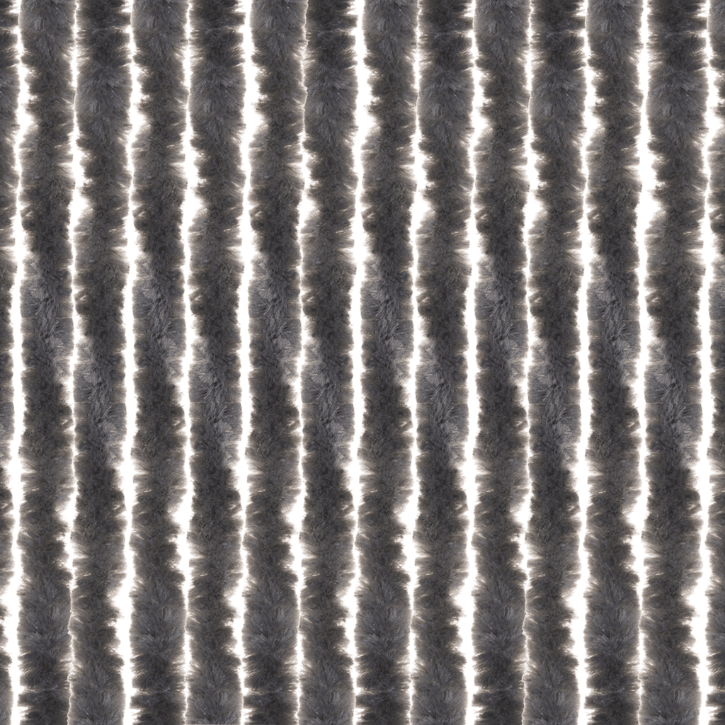 Vliegengordijn Chenille 205x90cm grijs