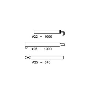 Extra dakligger staal 170 - 250 cm 25 / 22 mm
