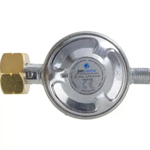 Gasdrukregelaar 30mbar kombi 1/4" links
