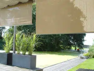Rolgordijn 0.98x2.4 mtr gebr. wit