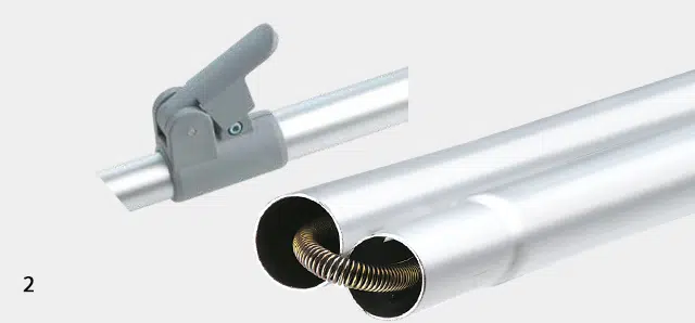 Los voortentframe aluminium 25 mm maat 18-22