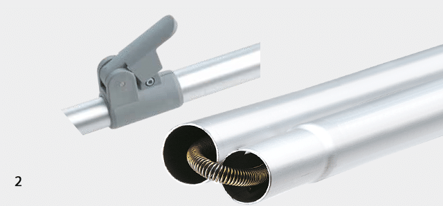 Los voortentframe aluminium 25 mm maat 6-9