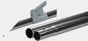 Los voortentframe staal 25 mm maat 10-14