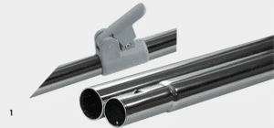 Los voortentframe staal 28 mm maat 15-17